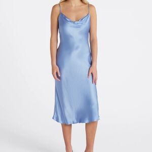 EXPRESS: COWL NECK SLIP DRESS